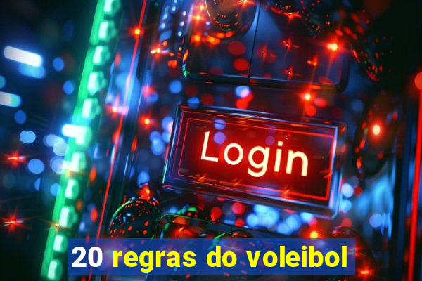 20 regras do voleibol